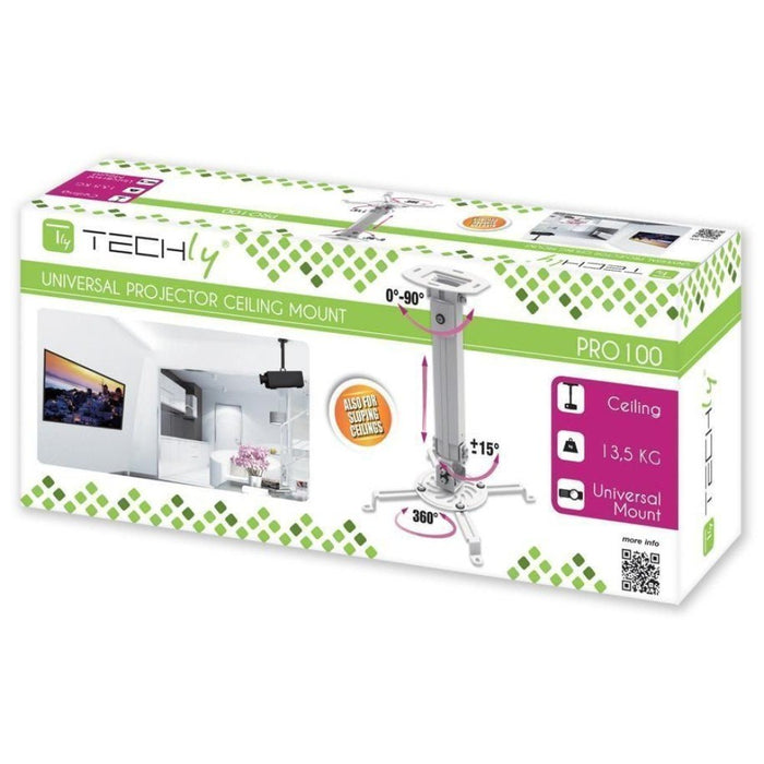 EAN 8057685309654 - Techly ICA-PM 18S montaje para projector Techo Plata imagen 2