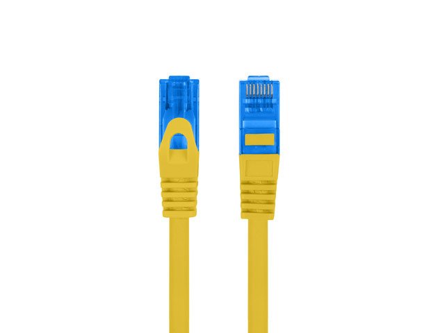 EAN 5901969424645 - Lanberg PCF6A-10CC-0050-Y cable de red Amarillo 0,5 m Cat6a S/FTP (S-STP) imagen 1