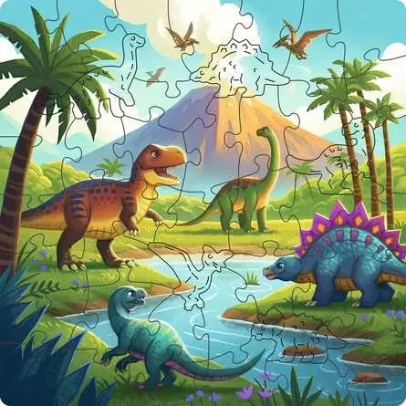 EAN 4005555040842 - Ravensburger 12004084 puzzle Puzzle rompecabezas 44 pieza(s) Dinosaurios imagen 2