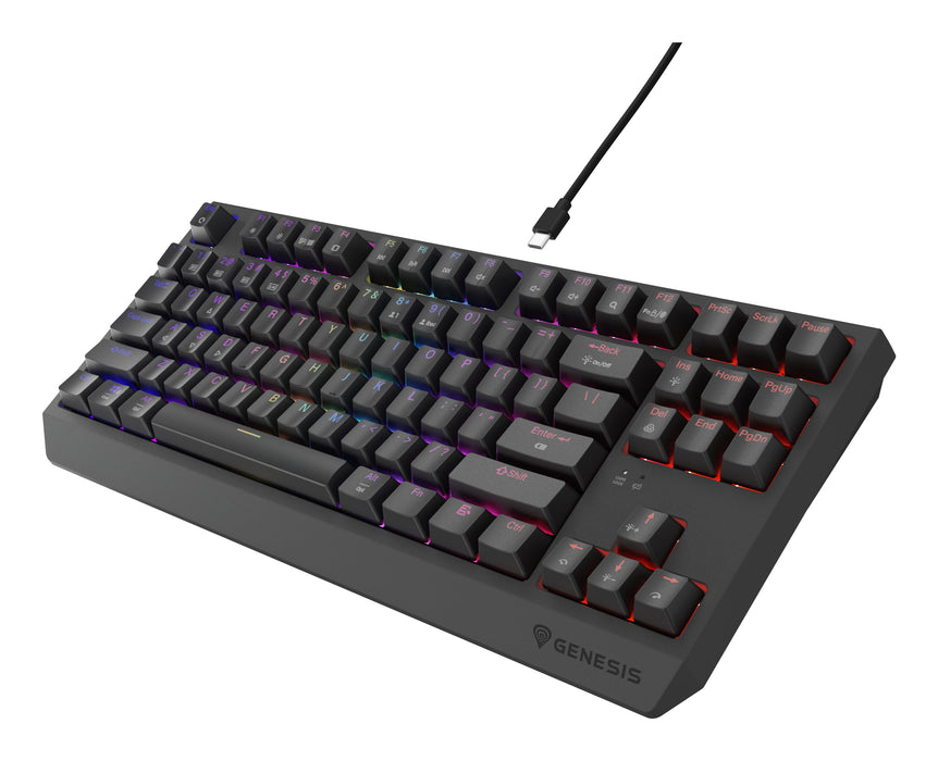 EAN 5901969443813 - GENESIS Thor 230 TKL teclado Juego USB + RF Wireless + Bluetooth QWERTY Inglés de EE. UU. Negro imagen 16