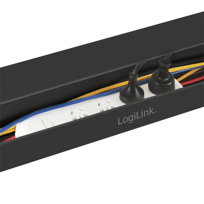 EAN 4052792061390 - LogiLink KAB0070 organizador de cables Escritorio Bandeja de cables Negro 1 pieza(s) imagen 4