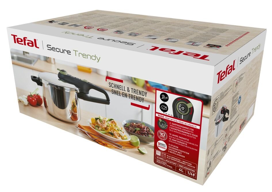 EAN 3045384363485 - Tefal Secure Trendy YS22Z4 4 L Acero inoxidable imagen 8