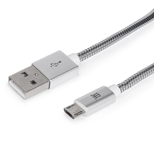 EAN 8435555100172 - Maillon Technologique Premium MTPMUMS241 cable USB USB 2.0 1 m USB A Micro-USB B Plata imagen 1