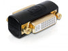 EAN 4043619652259 - DeLOCK 65225 cambiador de género para cable DVI Negro, Oro imagen 1