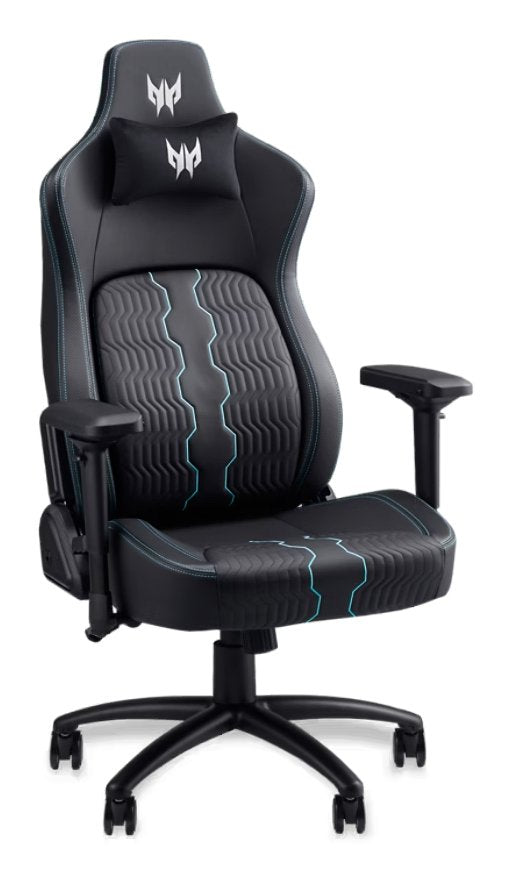 EAN 4711474000804 - Acer PGC371 Silla para videojuegos universal Negro, Azul imagen 2