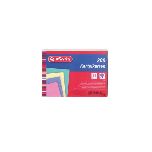 EAN 4008110309279 - Herlitz 10836245 ficha Azul, Verde, Rosa, Amarillo 200 pieza(s) imagen 2