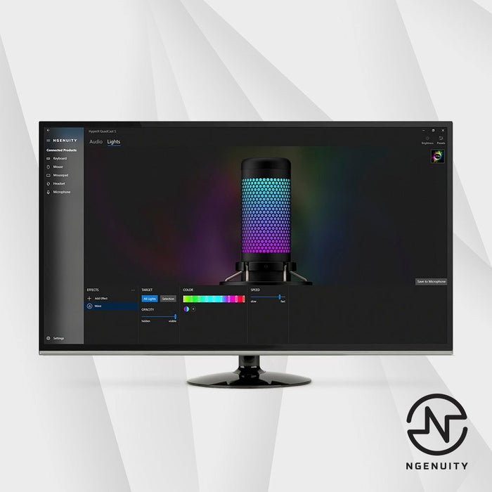 EAN 0196188049488 - HyperX QuadCast S - USB Microphone (Black-Grey) - RGB Lighting Micrófono para PC imagen 7