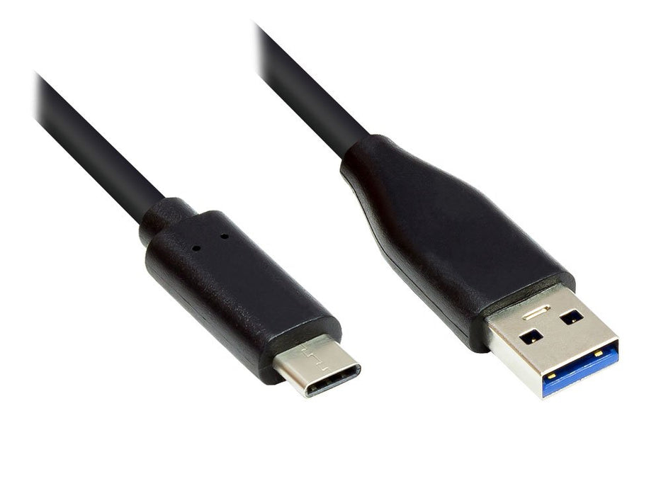 EAN 4014619366842 - Alcasa GC-M0126 cable USB USB 3.2 Gen 1 (3.1 Gen 1) 0,5 m USB C USB A Negro imagen 1