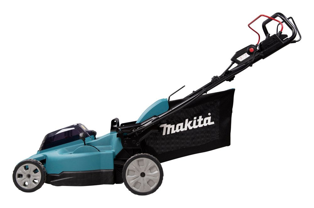 EAN 0088381756686 - Makita DLM481Z cortadora de césped Cortacésped manual Batería Negro, Azul, Metálico imagen 9