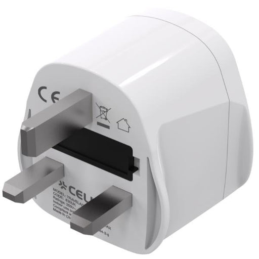 EAN 8021735221166 - Celly TRAVELADAPTERUK adaptador de enchufe eléctrico Tipo G (RU) Universal Blanco imagen 2