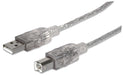 EAN 0766623340458 - Manhattan 340458 cable USB USB 2.0 3 m USB A Plata imagen 1