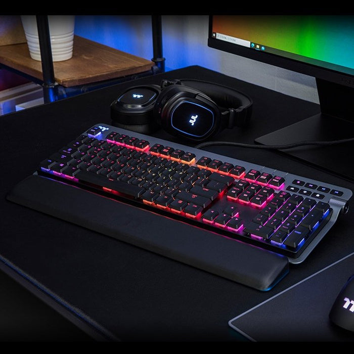 EAN 4713227530682 - Thermaltake ARGENT K6 RGB teclado Juego USB QWERTZ Alemán Titanio imagen 6
