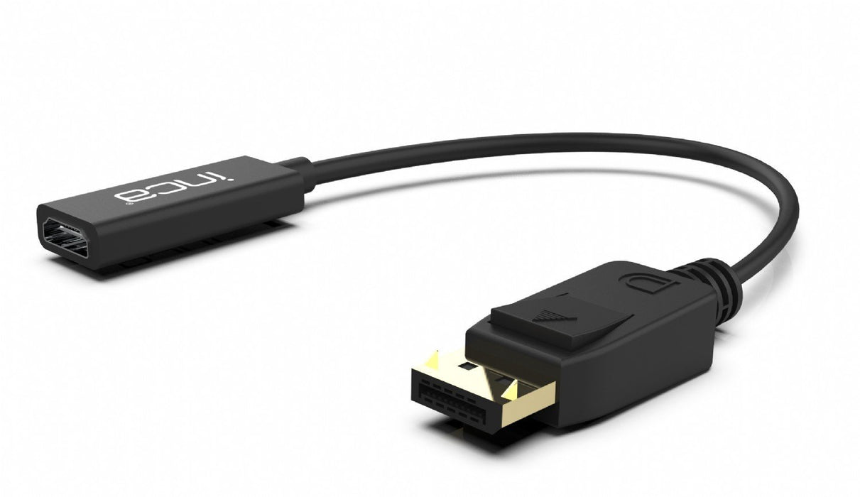 EAN 8697980470156 - Inca IDTH-07 adaptador de cable de vídeo 0,2 m DisplayPort HDMI tipo A (Estándar) Negro imagen 2