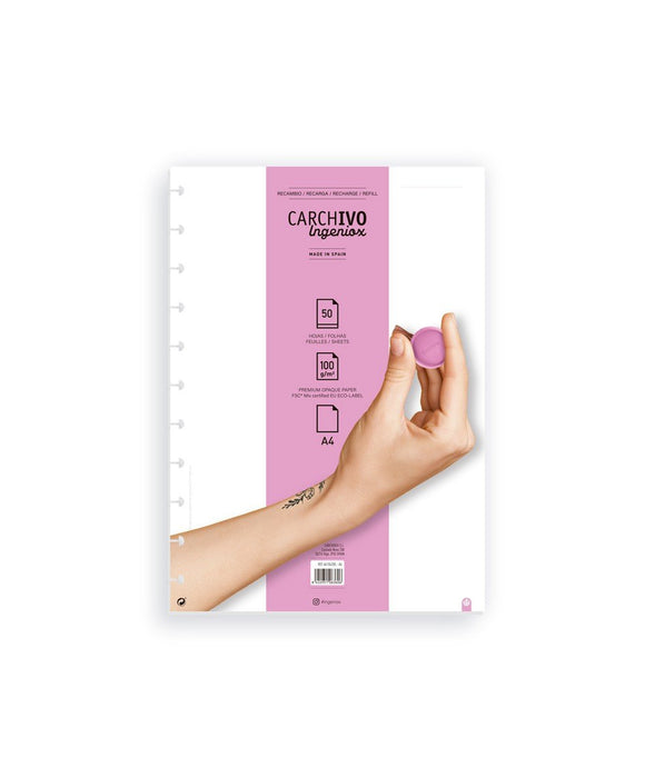 EAN 8422951063606 - CARCHIVO 66104205 papel de cuaderno 210 x 297 mm (A4) 50 hojas imagen 1