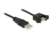 EAN 4043619851065 - DeLOCK 1m 2xUSB2.0-A cable USB USB 2.0 USB A Negro imagen 1
