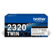 EAN 4977766812740 - Brother TN-2320TWIN cartucho de tóner 1 pieza(s) Original Negro imagen 1