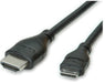 EAN 7611990125777 - ROLINE 11.04.5568 cable HDMI 0,8 m HDMI tipo A (Estándar) HDMI Type C (Mini) Negro imagen 1