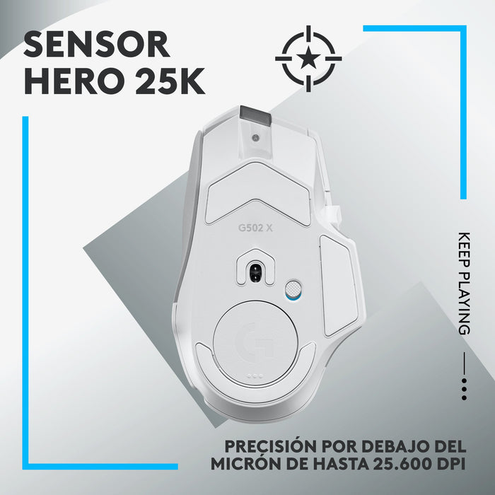 EAN 5099206096400 - Logitech G 910-006190 ratón Juego mano derecha RF inalámbrico Óptico 25600 DPI imagen 9