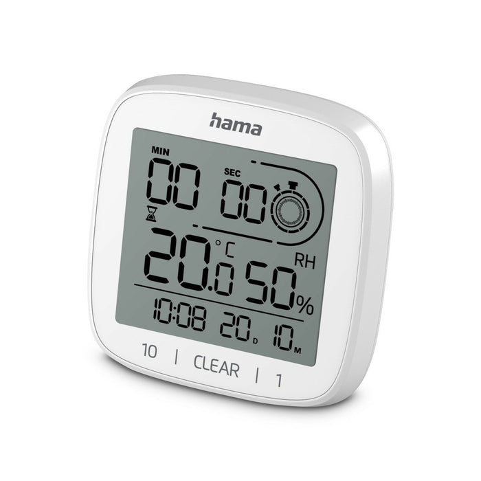 EAN 4047443519764 - Hama 00185893 reloj de mesa o pared Reloj digital Plaza Blanco imagen 4