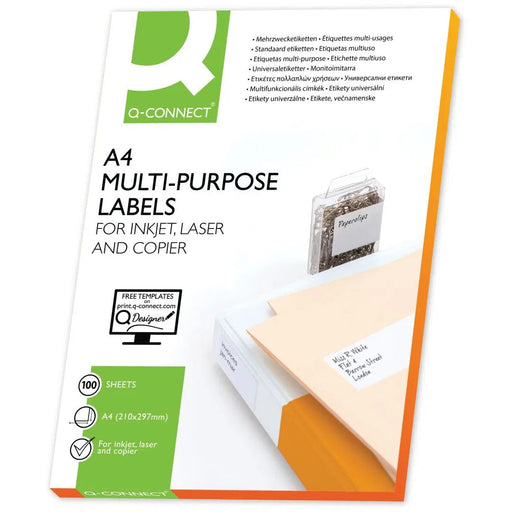 EAN 5705831015838 - Q-CONNECT KF01583 etiqueta de impresora Blanco imagen 1