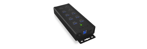 EAN 4250078166849 - ICY BOX IB-HUB1703-QC3 USB 3.2 Gen 1 (3.1 Gen 1) Type-B 5000 Mbit/s Negro imagen 1