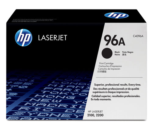 EAN 0088698592977 - HP 96A Black Original LaserJet Toner Cartridge cartucho de tóner 1 pieza(s) Negro imagen 1