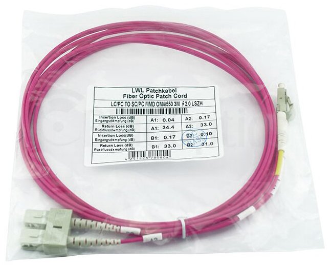 EAN 4063232618470 - BlueOptics SFP3132FU10MK Cable de fibra óptica e InfiniBand 10 m LC SC Rojo imagen 8
