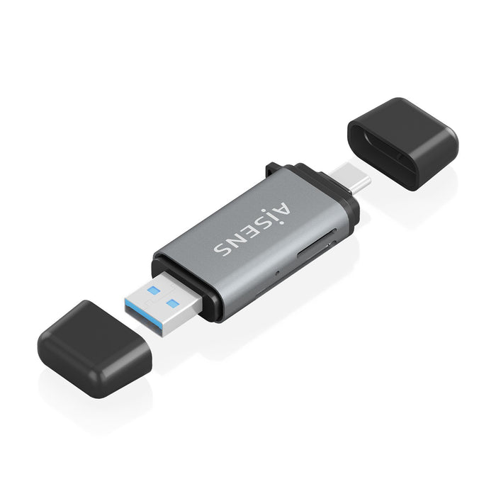 EAN 8435739903339 - AISENS ASCR-2AC11-GR lector de tarjeta USB 3.2 Gen 1 (3.1 Gen 1) Type-A/Type-C imagen 1