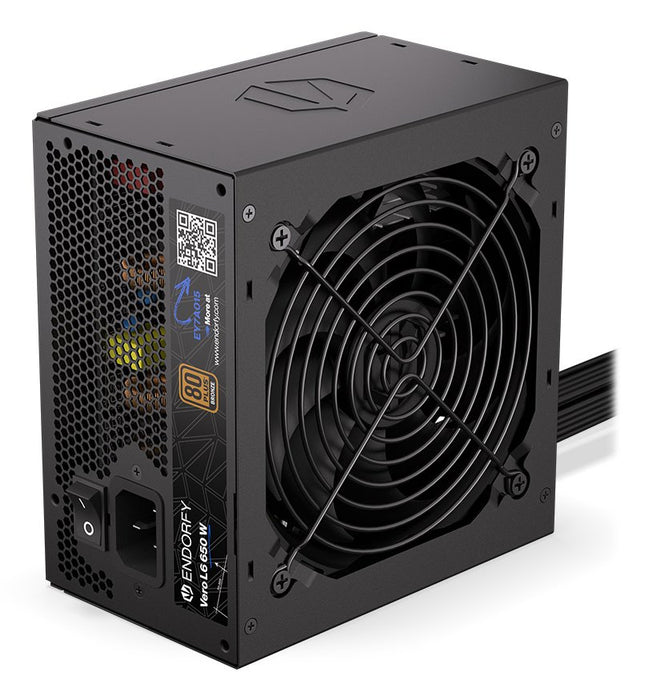 EAN 5903018668918 - ENDORFY Vero L6 unidad de fuente de alimentación 650 W 24-pin ATX ATX Negro imagen 12