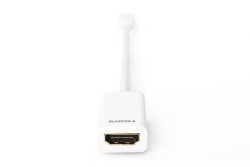 EAN 4016032292425 - Digitus DB-340404-001-W adaptador de cable de vídeo 0,15 m Mini DisplayPort HDMI tipo A (Estándar) Blanco imagen 3