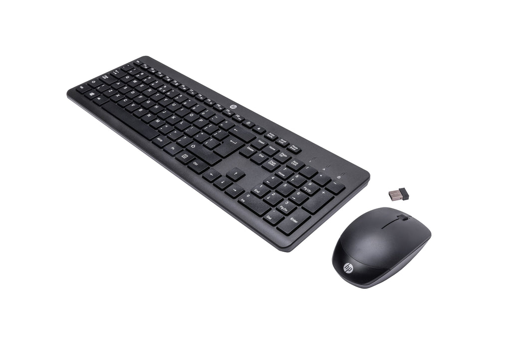 EAN 0195122117894 - HP 230 Wireless Mouse and Keyboard Combo teclado Ratón incluido Oficina RF inalámbrico QWERTY Negro imagen 2