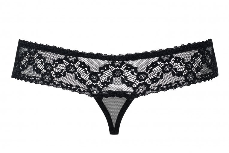 EAN 5901688217214 - Obsessive 837-THC-1 L/XL calzoncillos Tanga de hilo Negro imagen 2