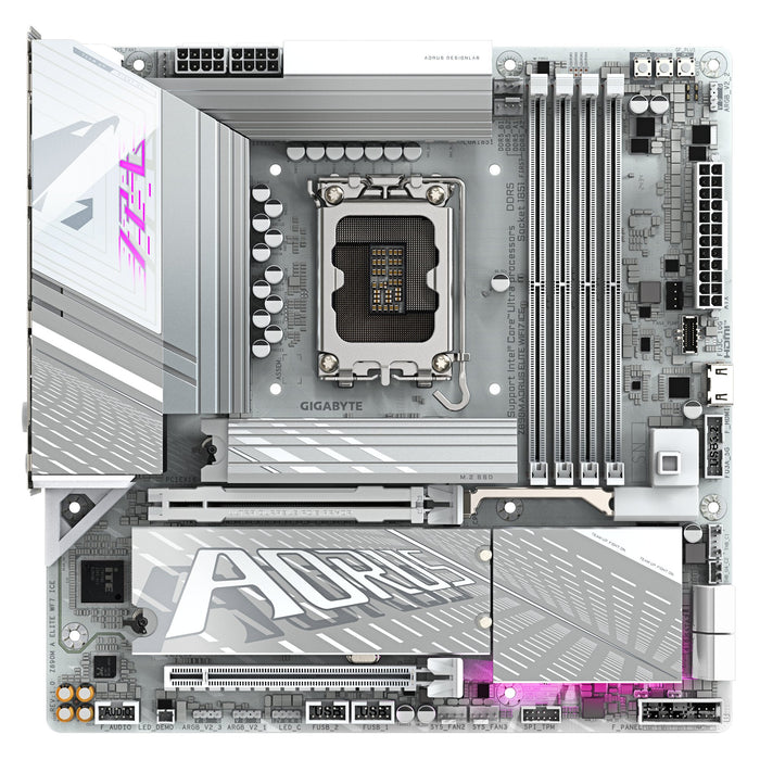 EAN 4719331865269 - GIGABYTE Z890M AORUS ELITE WIFI7 ICE Intel Z890 LGA 1851 (Socket V1) ATX imagen 2