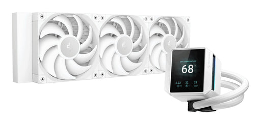 EAN 6933412729051 - DeepCool Mystique 360 WH Procesador Sistema de refrigeración líquida todo en uno 12 cm Blanco 1 pieza(s) imagen 1