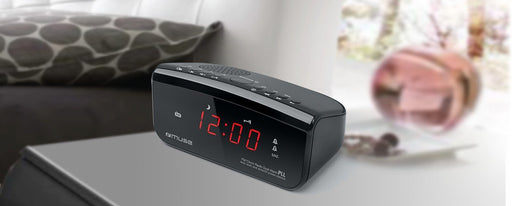 EAN 3700460200411 - Muse M-12CR radio Reloj Digital Negro imagen 2