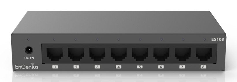 EAN 4711488350254 - EnGenius ES108 switch No administrado Gigabit Ethernet (10/100/1000) Negro imagen 3