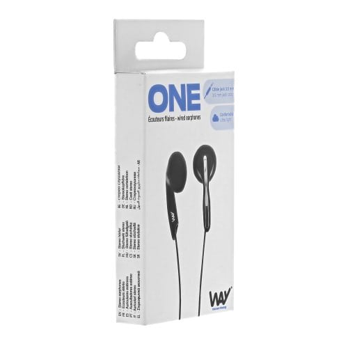 EAN 3303170114247 - T'nB One Auriculares Alámbrico Dentro de oído Música Negro imagen 3