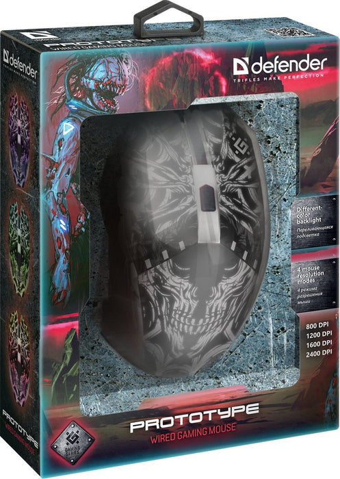 EAN 4714033526708 - Defender GM-670L ratón Juego Ambidextro Óptico 2400 DPI imagen 4