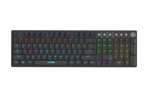 EAN 5903968680190 - iBox AURORA K-6 teclado Universal RF Wireless + Bluetooth QWERTY Inglés Negro imagen 1