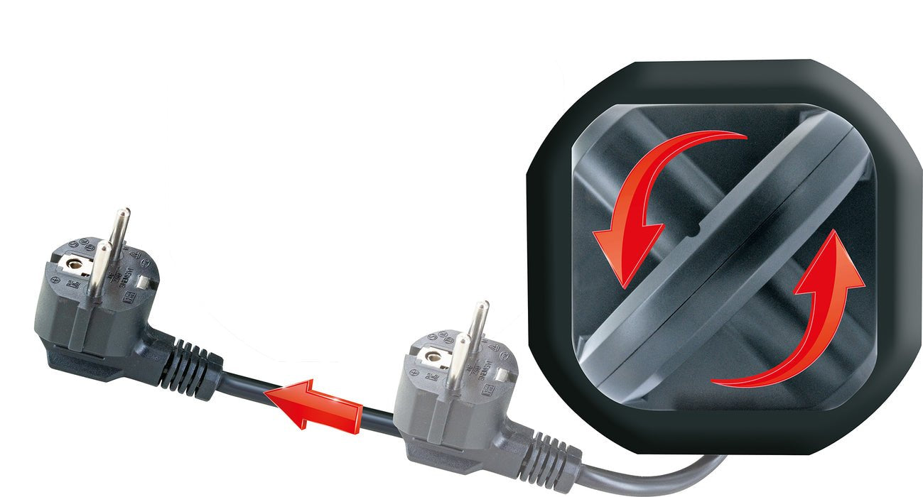 EAN 4004005036435 - Schwaiger STDT2718 base múltiple 1,8 m 7 salidas AC Interior Negro, Blanco imagen 2