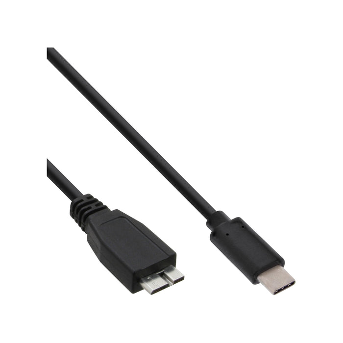 EAN 4043718249800 - InLine 35721 cable USB USB 3.2 Gen 2 (3.1 Gen 2) 1 m USB C Micro-USB B Negro imagen 1
