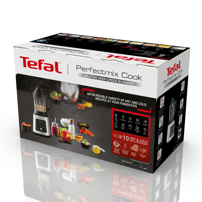 EAN 3016667246306 - Tefal Perfectmix Cook BL83SD 1,75 L Batidora de vaso 1400 W Negro, Acero inoxidable imagen 10