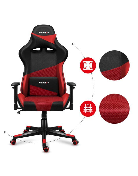 EAN 5903796013009 - Huzaro Force 6.2 Silla para videojuegos de PC Asiento (de seguridad) de butaca Negro, Rojo imagen 8