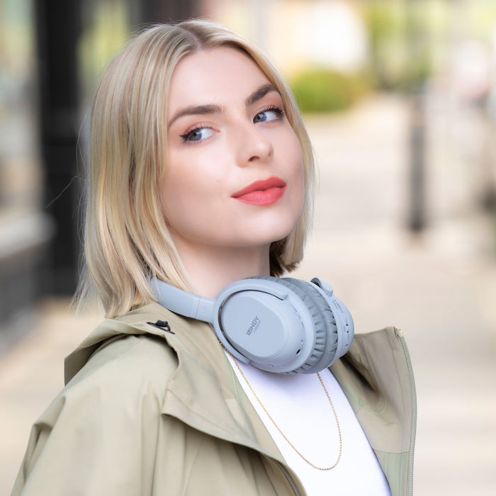 EAN 4002888732000 - Lindy LH500XW Auriculares Inalámbrico y alámbrico Diadema Llamadas/Música MicroUSB Bluetooth Gris imagen 5