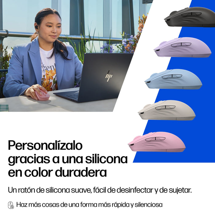 EAN 5715328149816 - HP 400 Quiet Purple Wireless Mouse ratón Hogar Ambidextro RF Wireless + Bluetooth 6000 DPI imagen 6