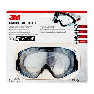 EAN 5902658102295 - 3M 2890C1 gafa y cristal de protección Gafas de seguridad Plástico Blanco imagen 6