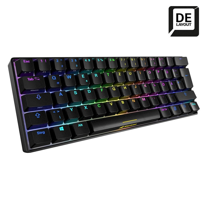EAN 4044951033768 - Sharkoon SKILLER SGK50 S4 teclado Juego USB QWERTZ Alemán Negro imagen 3