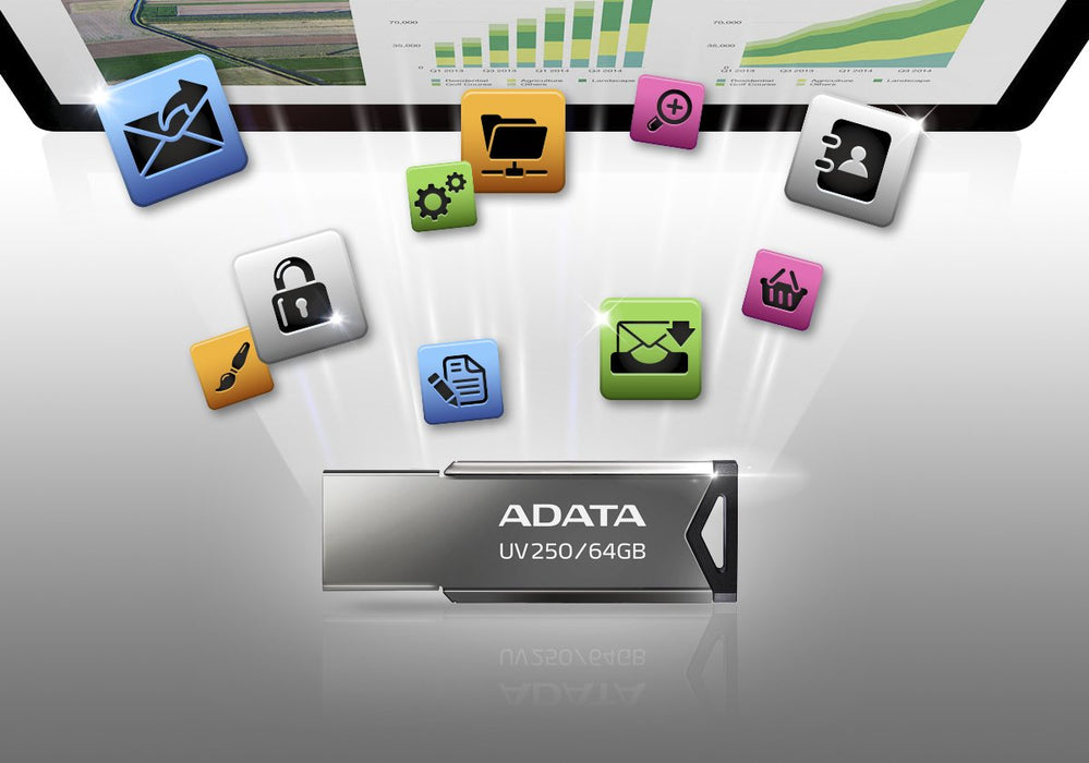 EAN 4713218468796 - ADATA UV250 unidad flash USB 16 GB USB tipo A 2.0 Plata imagen 5