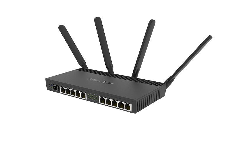 EAN 0708747435764 - Mikrotik RB4011iGS+5HacQ2HnD-IN router inalámbrico Gigabit Ethernet Doble banda (2,4 GHz / 5 GHz) Negro imagen 2
