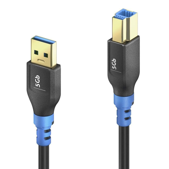 EAN 4251364742860 - PureLink FI-U300-010 cable USB USB 3.2 Gen 1 (3.1 Gen 1) 1 m USB A USB B Negro, Azul imagen 1